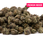 Pile of premium Peach Pie Indoor THCa Hemp Flower Smalls displaying high-quality hemp flower